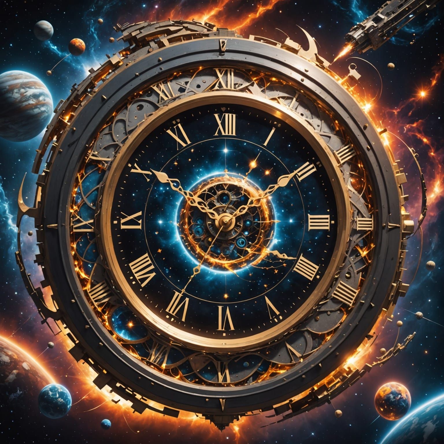 Time shreds the universe down to its core elements