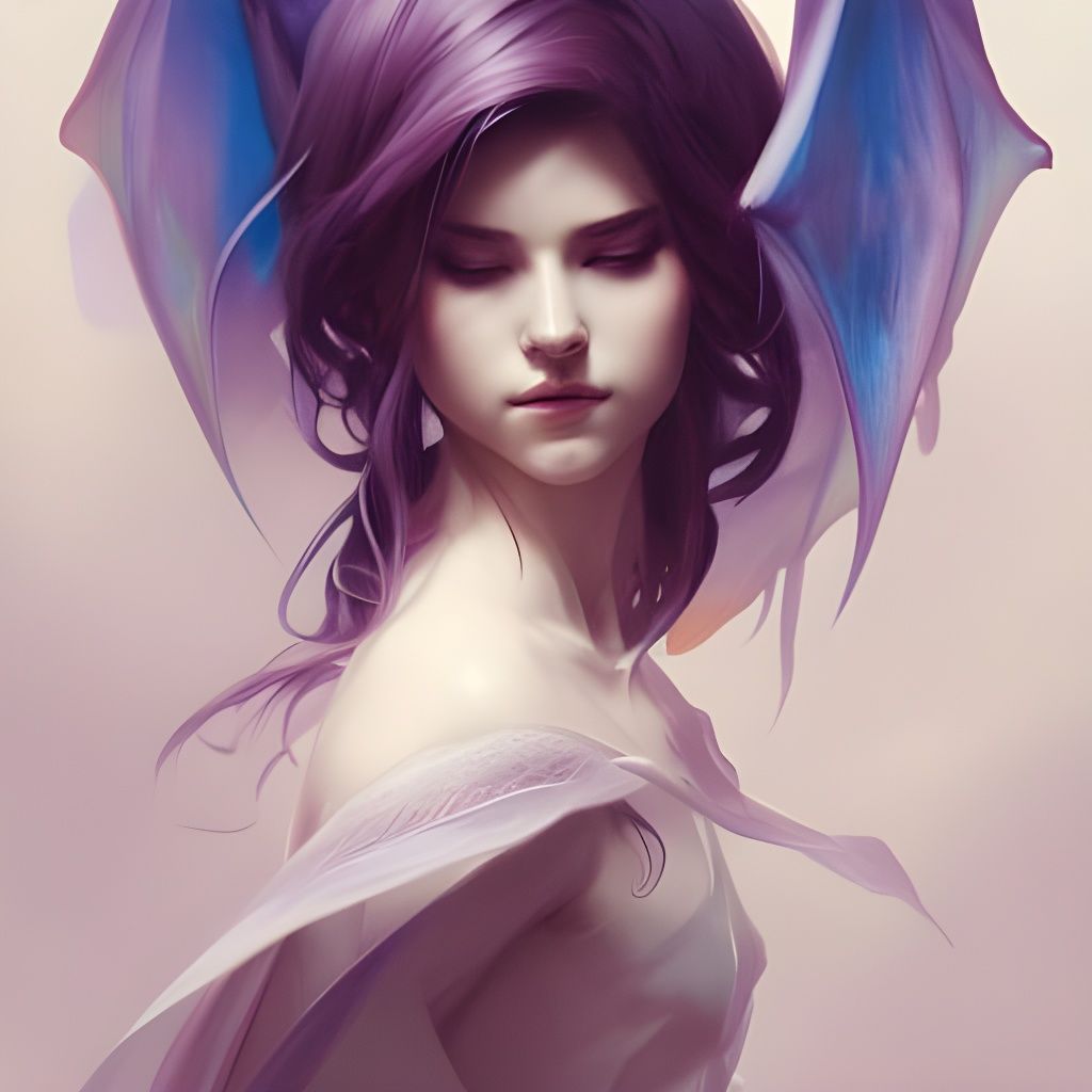 Magical Dragon Portrait in Hyperdetailed Style