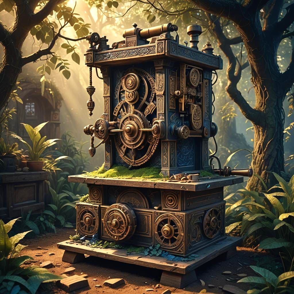 Innovative Handmade Grain Grinding Machine in Matte Painting