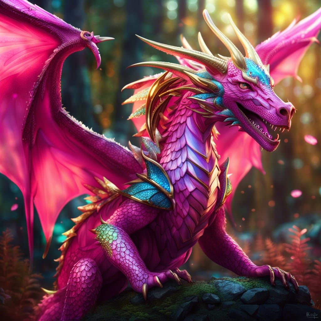 Pink dragon
