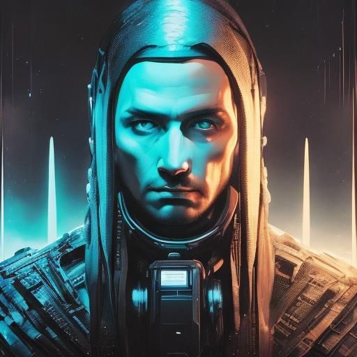 Smartphone Screenshot in Cityscape, Spacecore Style