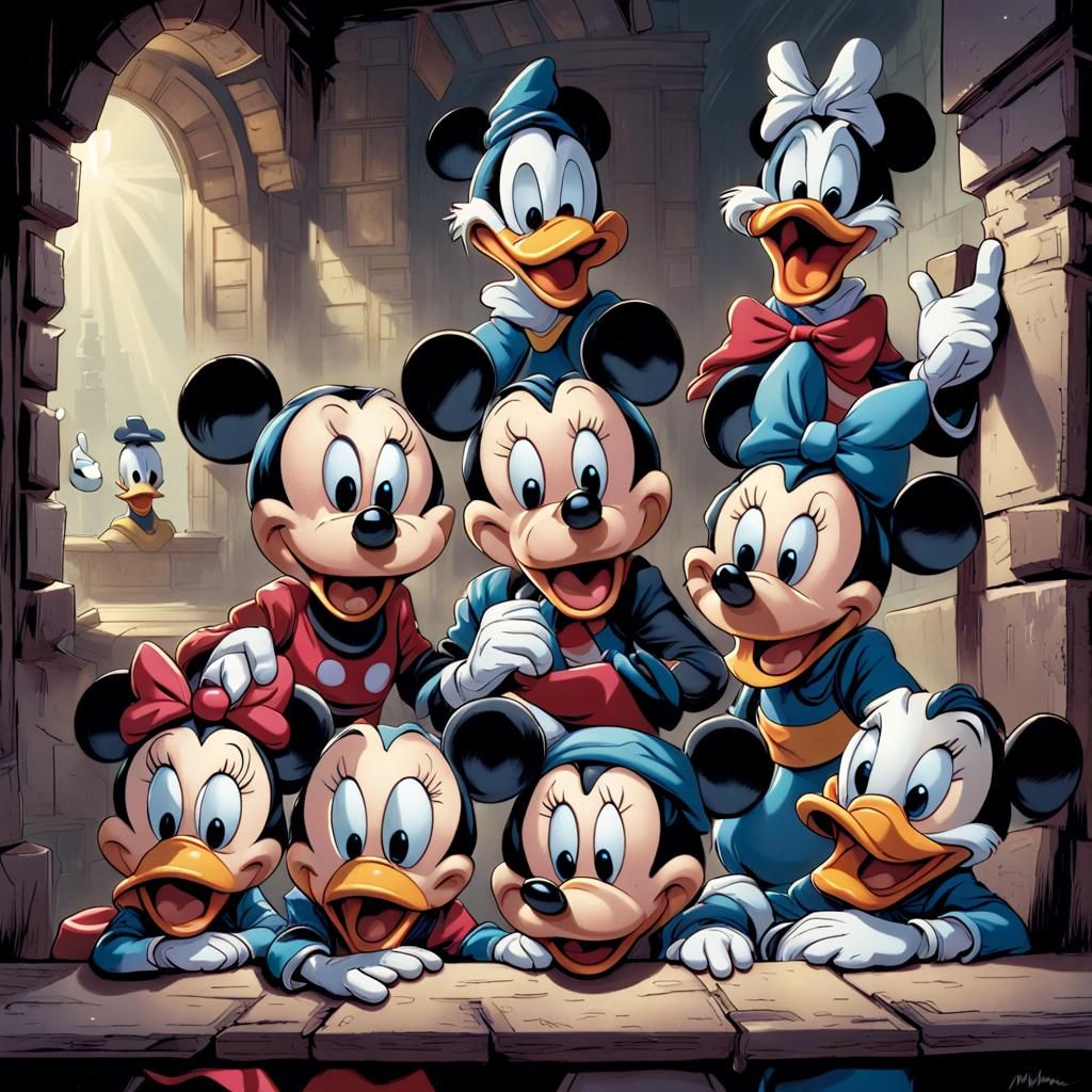 Disney's "See No Evil" as Comic Book Art