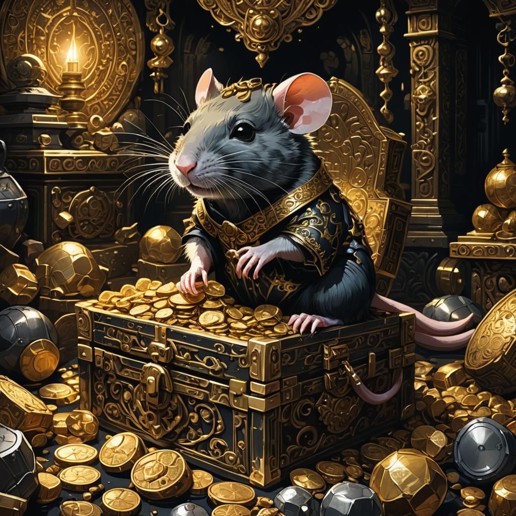 Rich Rat in Ornate Chamber