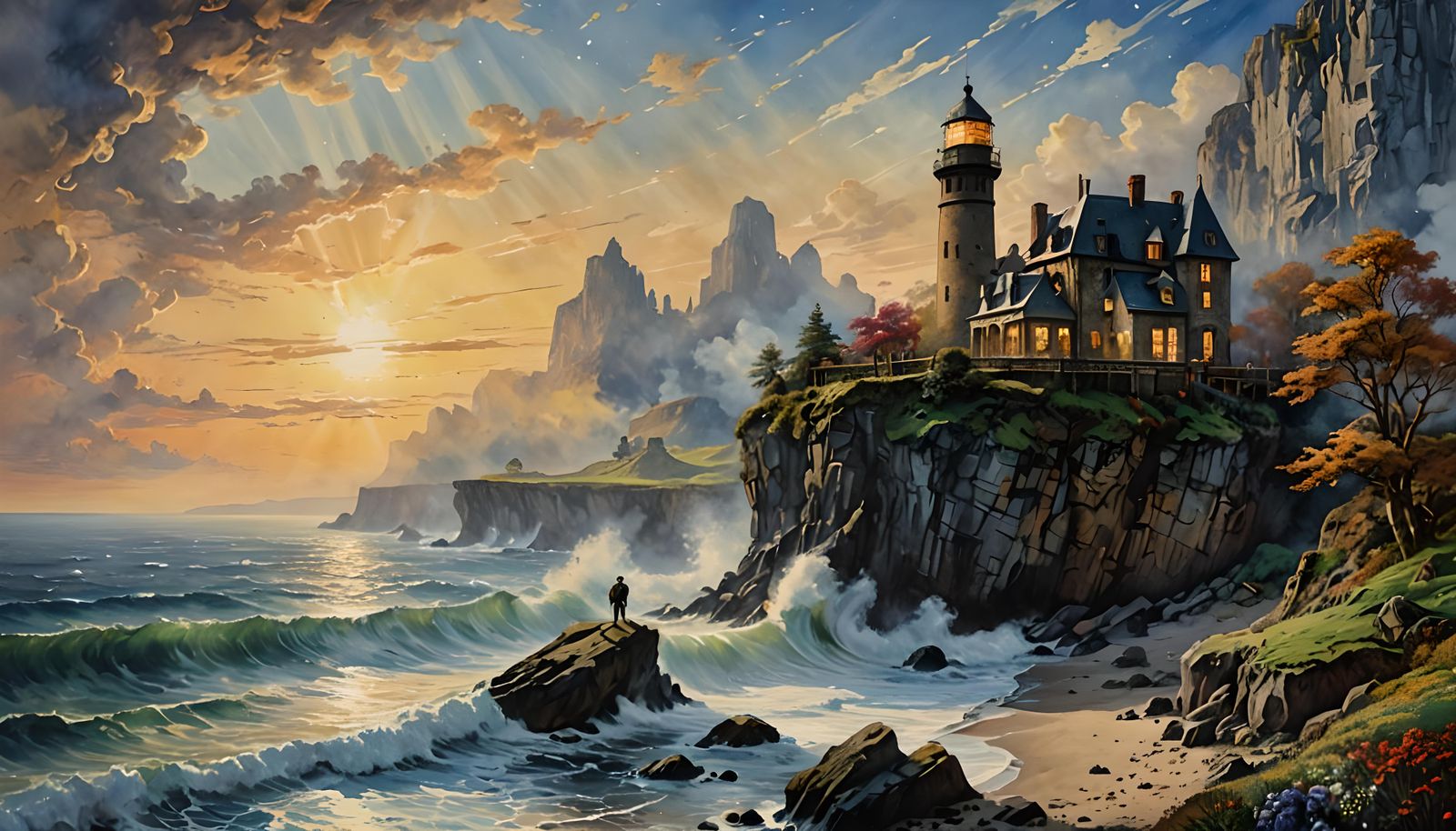 Edge of Time: Watercolour in a Candy Art Style