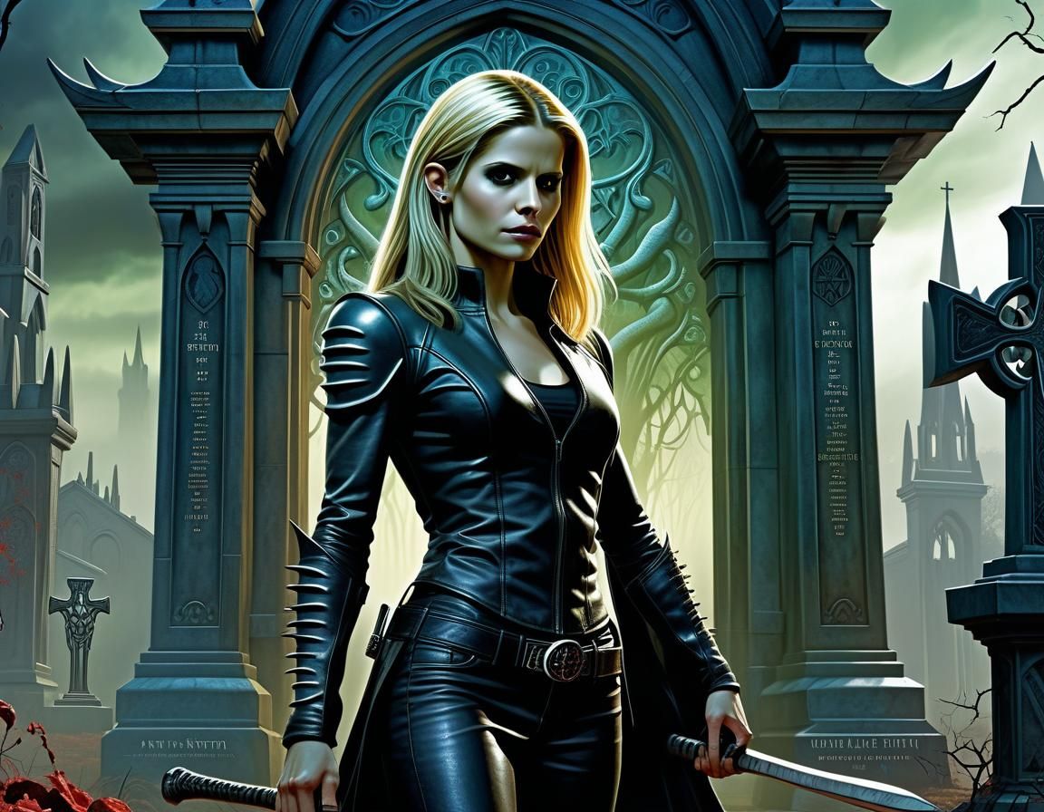 Buffy the Vampire Slayer Dark Fantasy Portrait