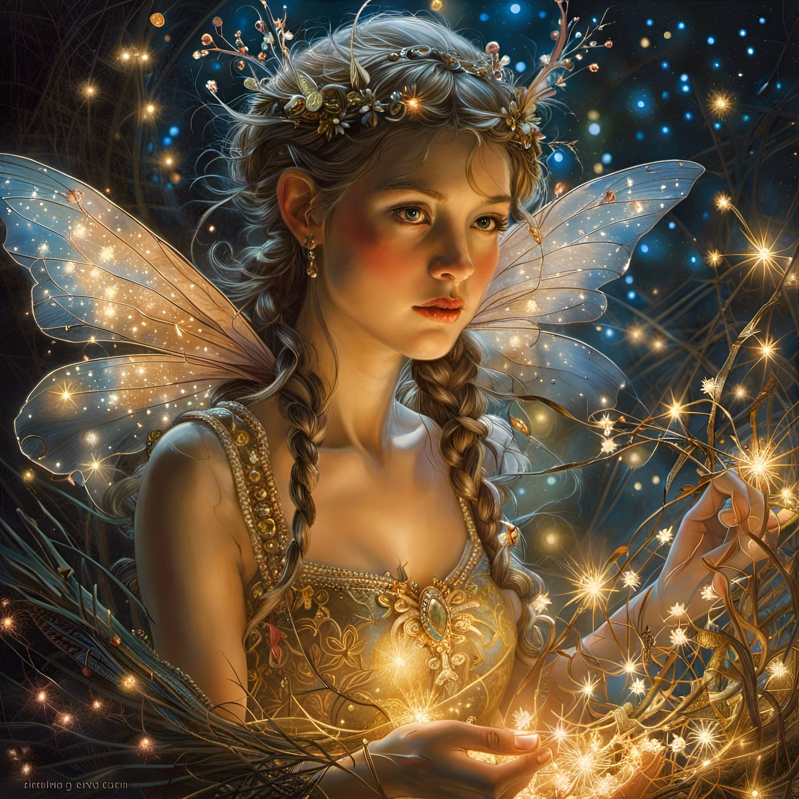 A fairy gets her wings