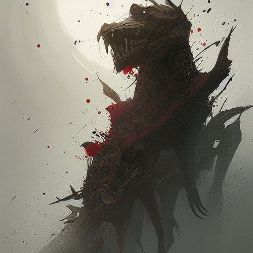 Sinister Sneeze: A Greg Rutkowski-Inspired Artwork