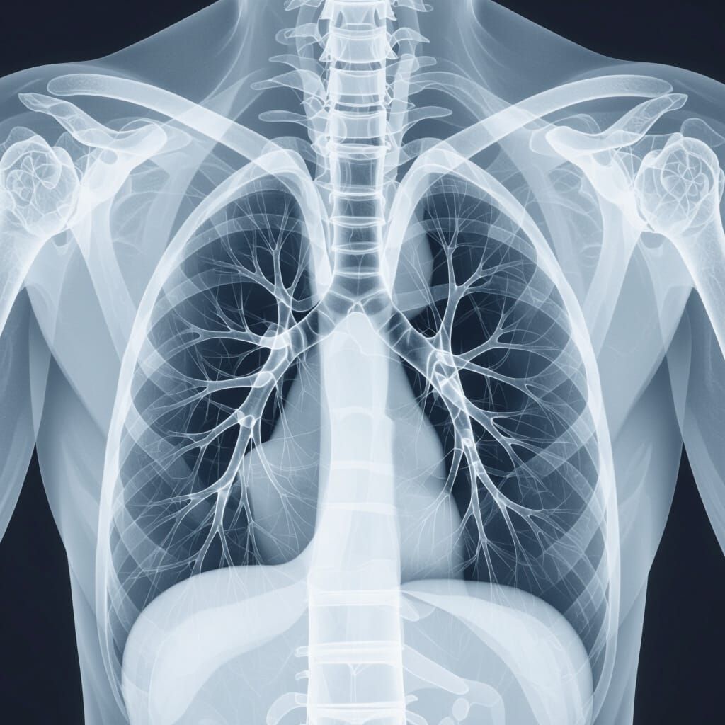 Photorealistic Lung Fibrosis X-ray: Diagnostic Style