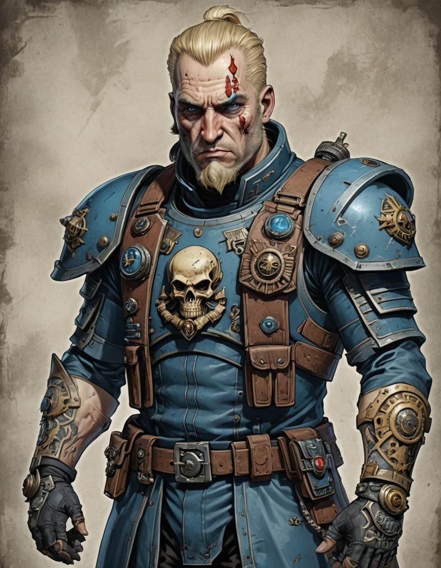 Rogue Trader Garrius Von Valancius. Ex Crime Lord. Voidborn.