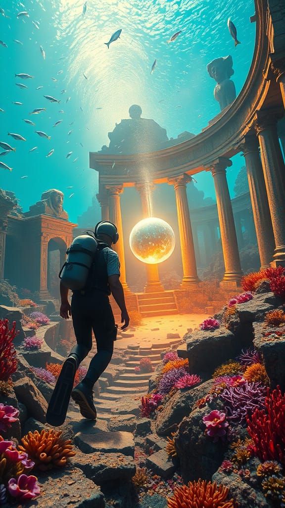 Sunken Ruins Awaken with Ethereal Light