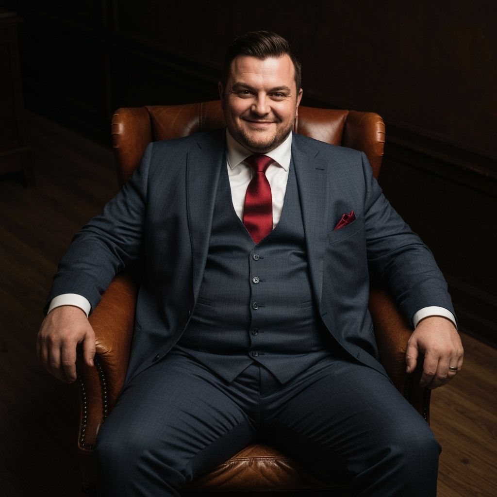 Confident Man in Suit Portrait