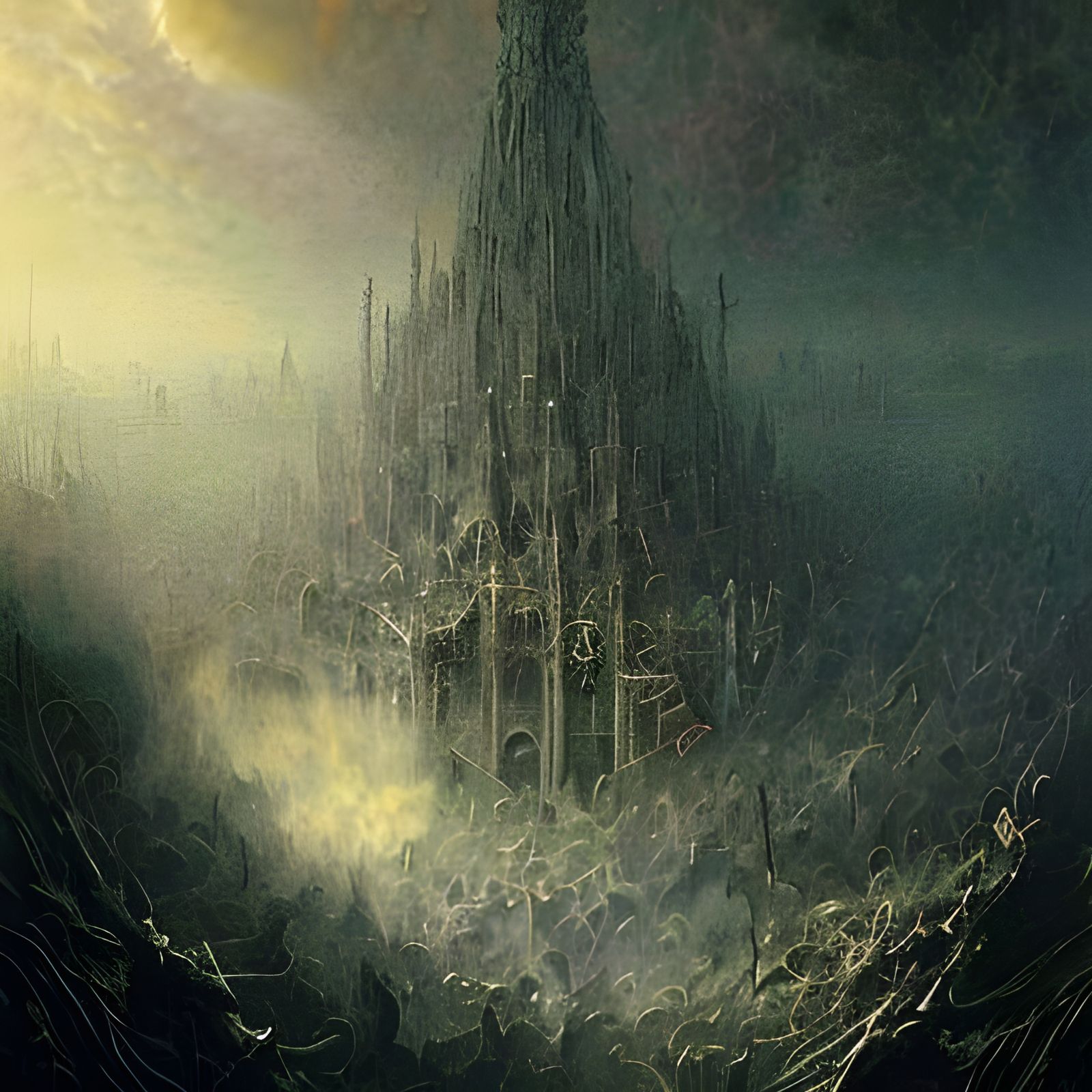 Abstract Realm Generated by AI