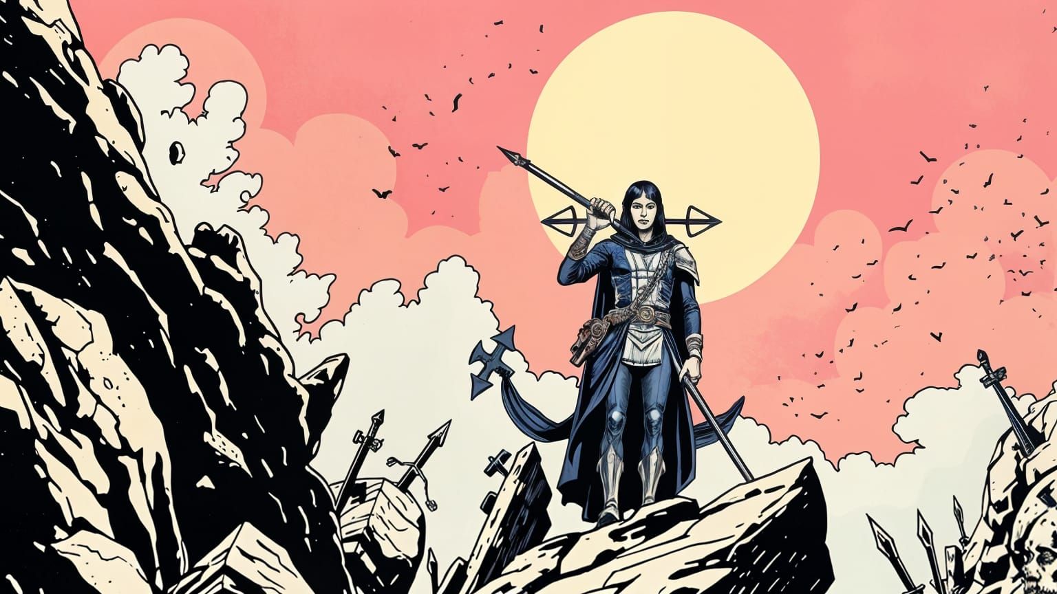 Epic Fantasy Art in a Dark, Dreamlike Style