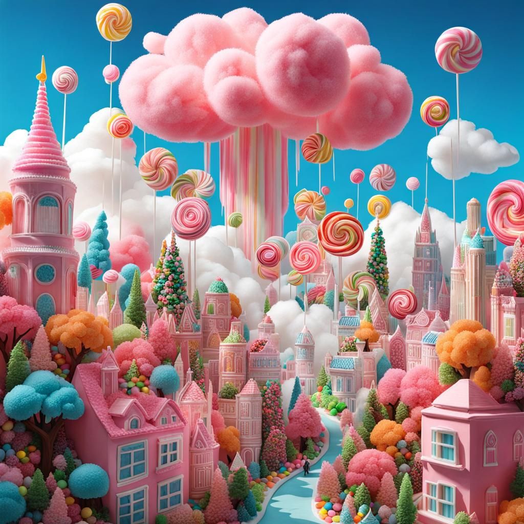 Candy Pink City 🍬🍭