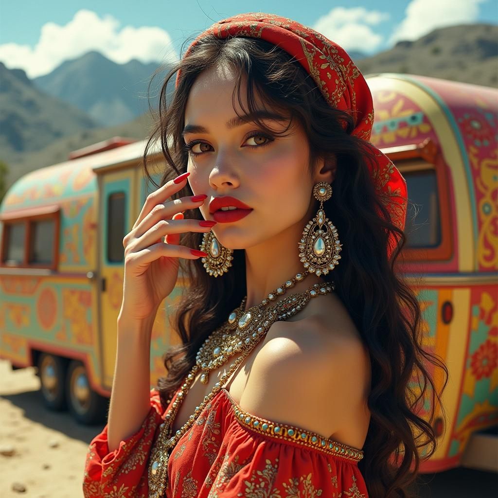 "The Gypsy's Heart: Beauty and  Freedom"