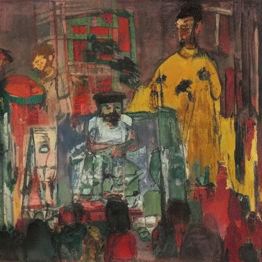 Vampire's Gift: Abstract Expressionist Art