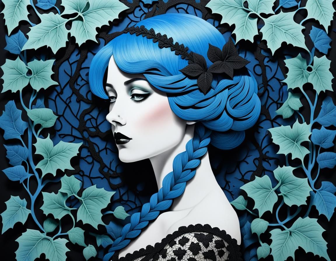 Ivy, Blue