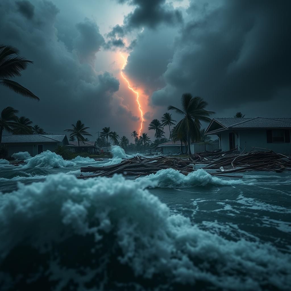 Hyperrealistic Storm Threatens Florida in Cinematic Detail