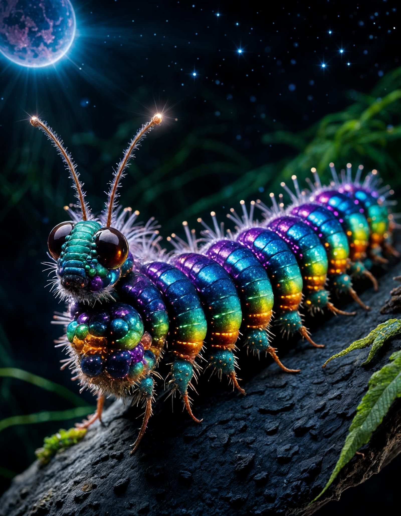 Cosmic caterpillar