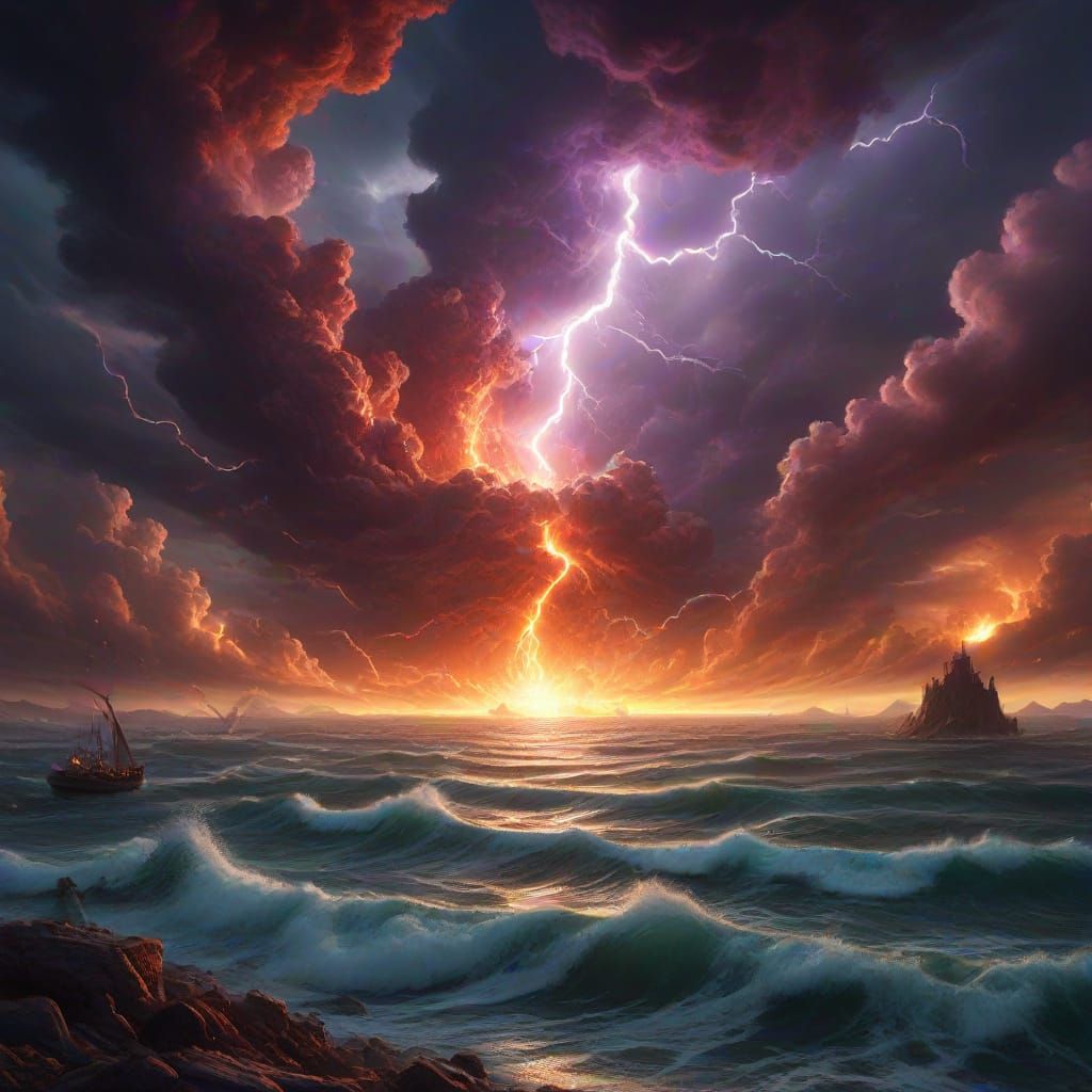 Mythic Beasts and Heroes Clash in Epic Fantasy Art