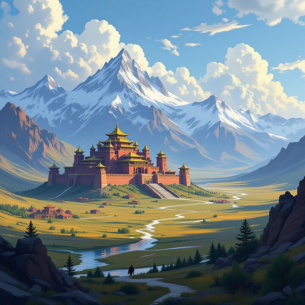 Lost Empire of Tartaria: A Majestic Cartographic Landscape