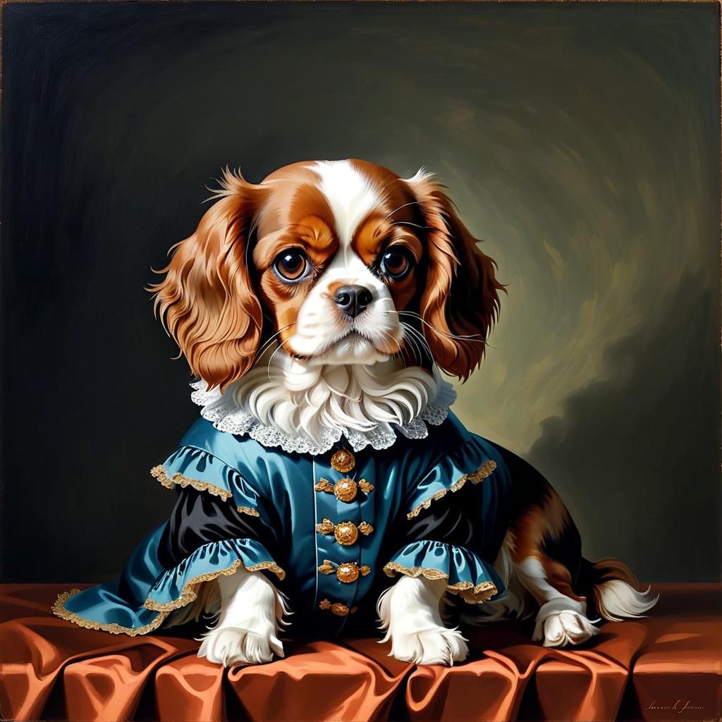 Cavalier King Charles Spaniel, Dutch Golden Age Style