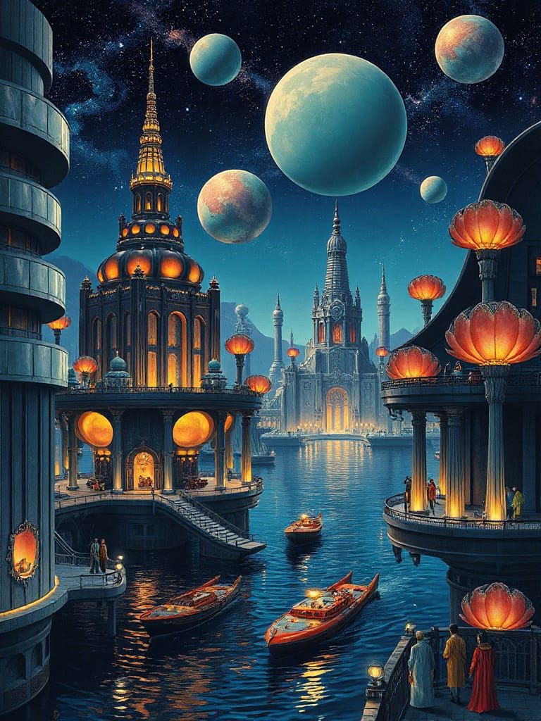 Midnight on the Suspira Canal