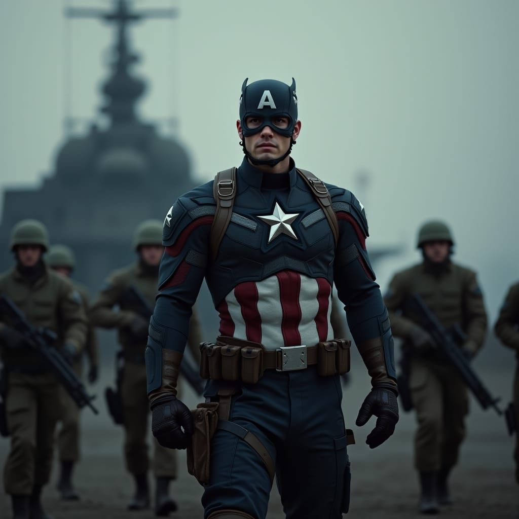 Captain America Backs NATO in Cinematic Image