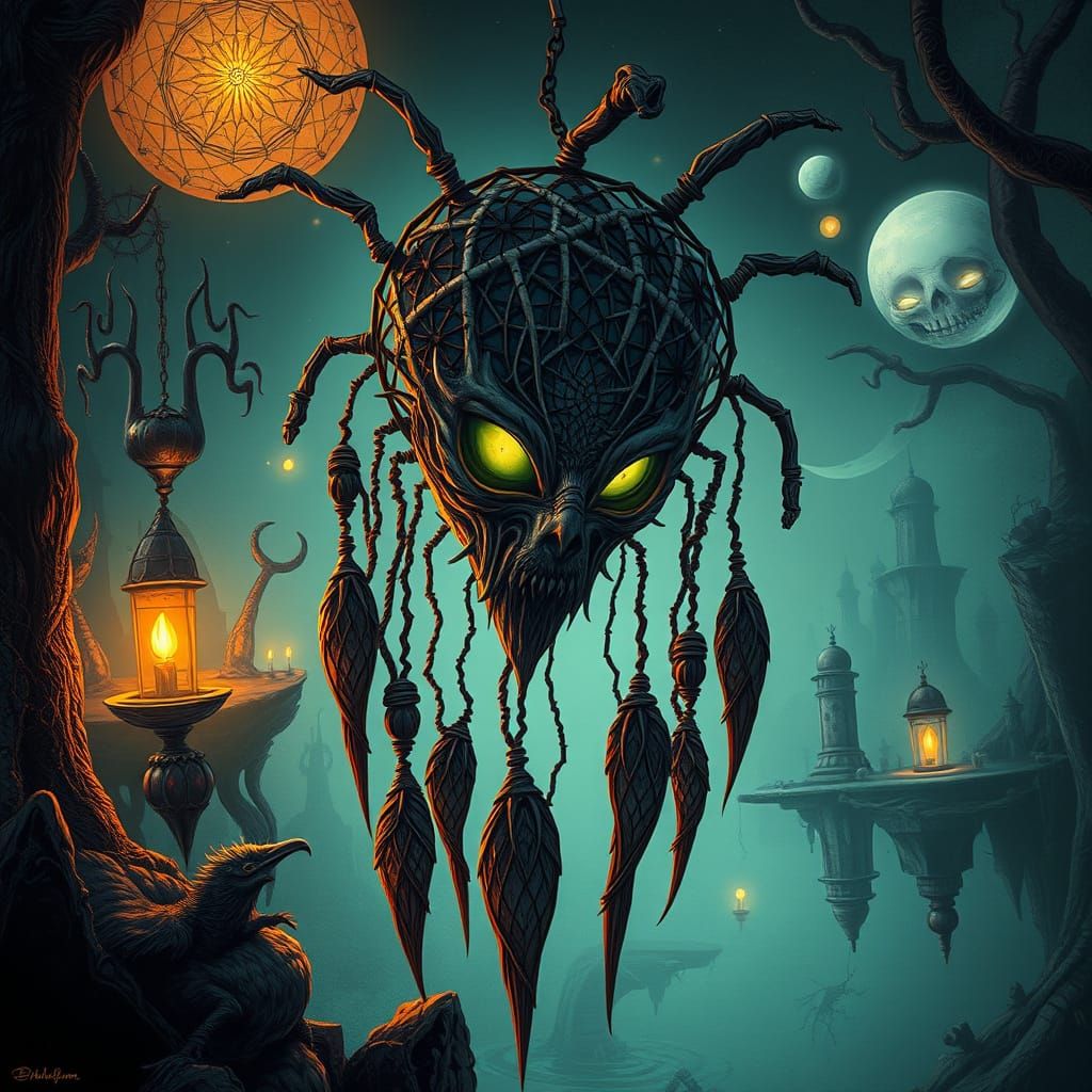 The Dream Weaver in Dreamscape Digital Art