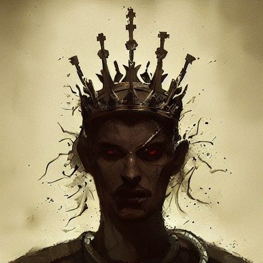 Sinister Snake Crown: A Fantasy Art Image