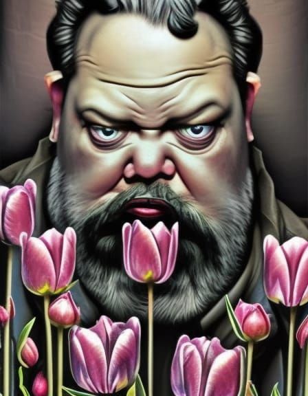 Orson Welles Eats Tulips: Hallucinogenic Fantasy Art