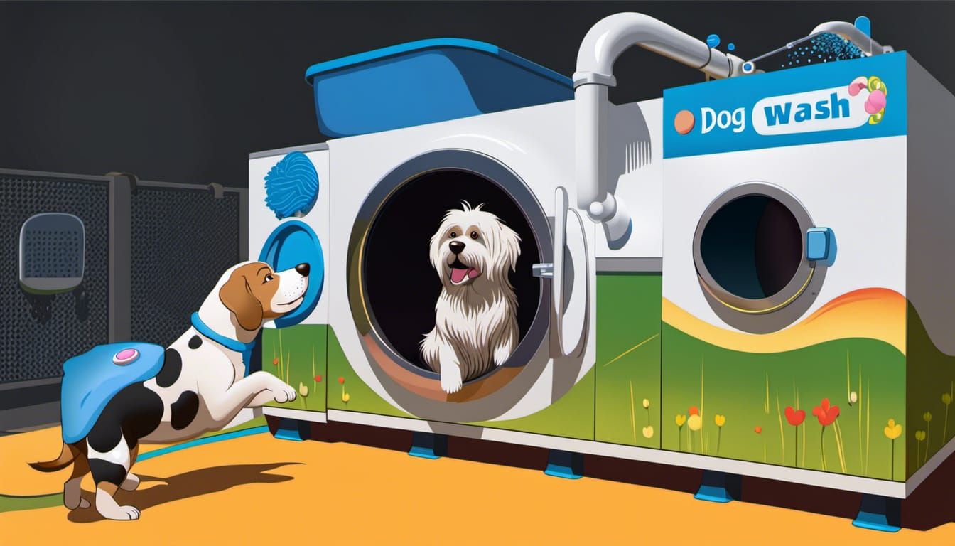 The worldwide hit invention of 2023 The K9 Dog Wash, Many mo...