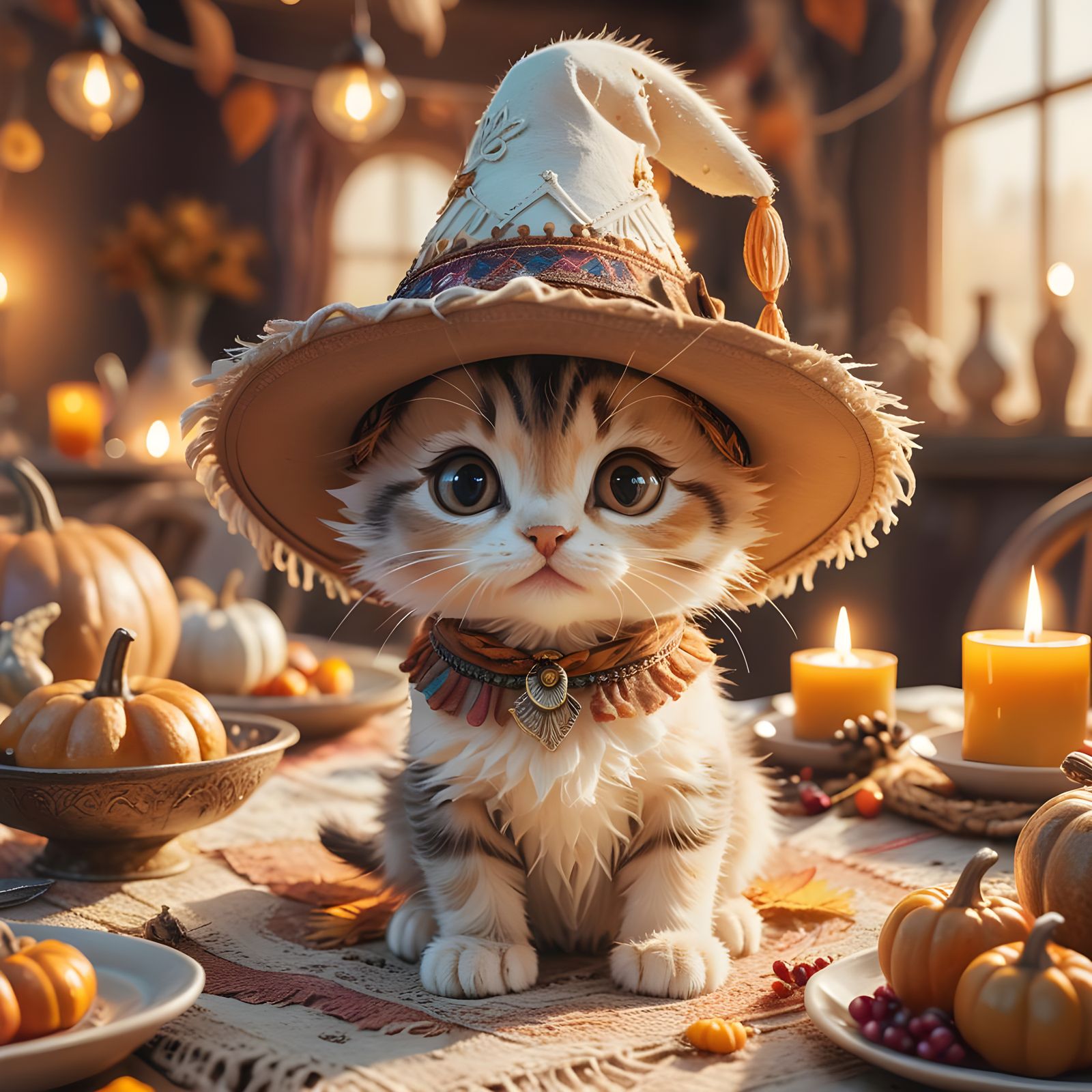 Thanksgiving Kitten 02