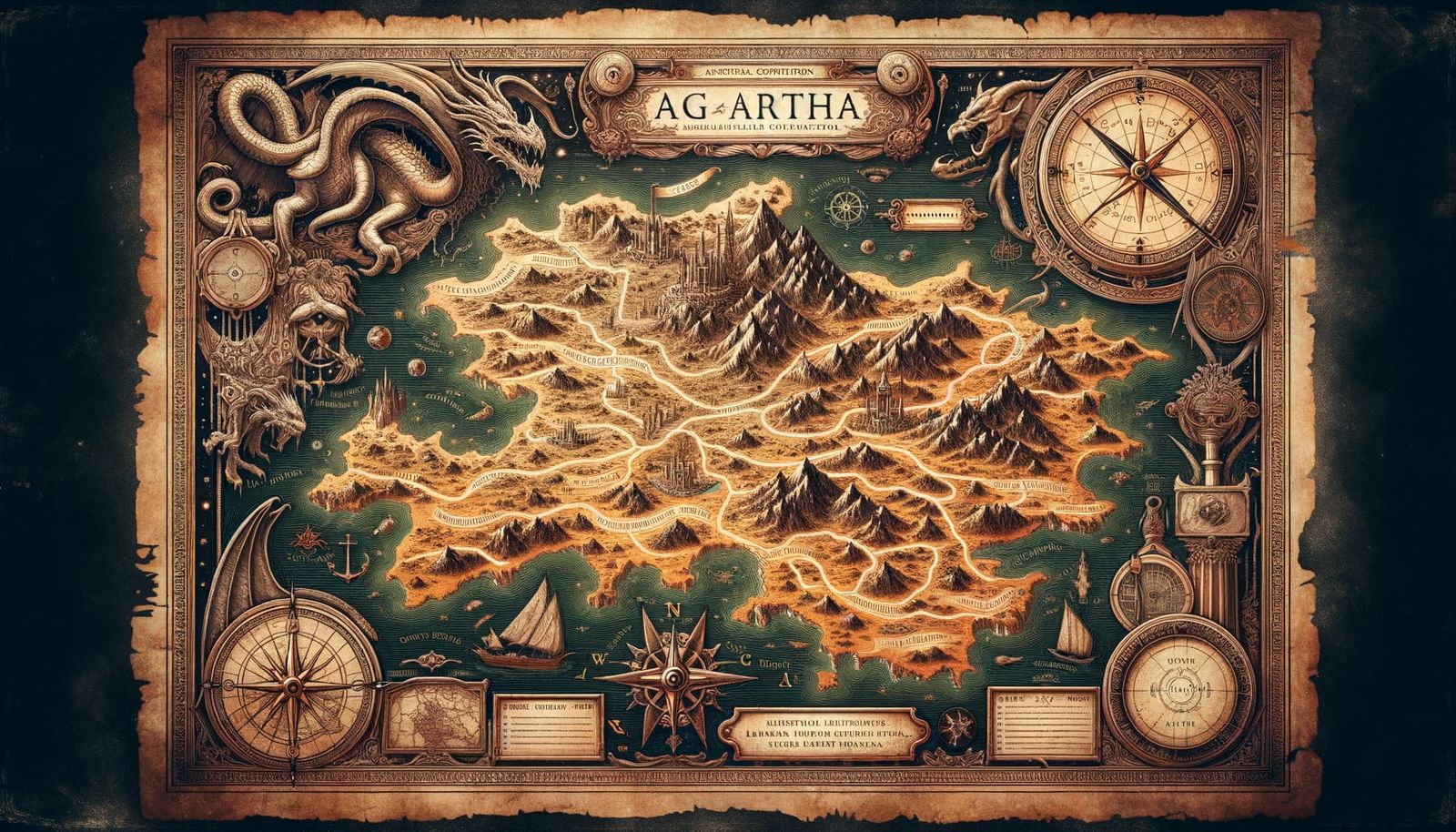 Map of Agartha