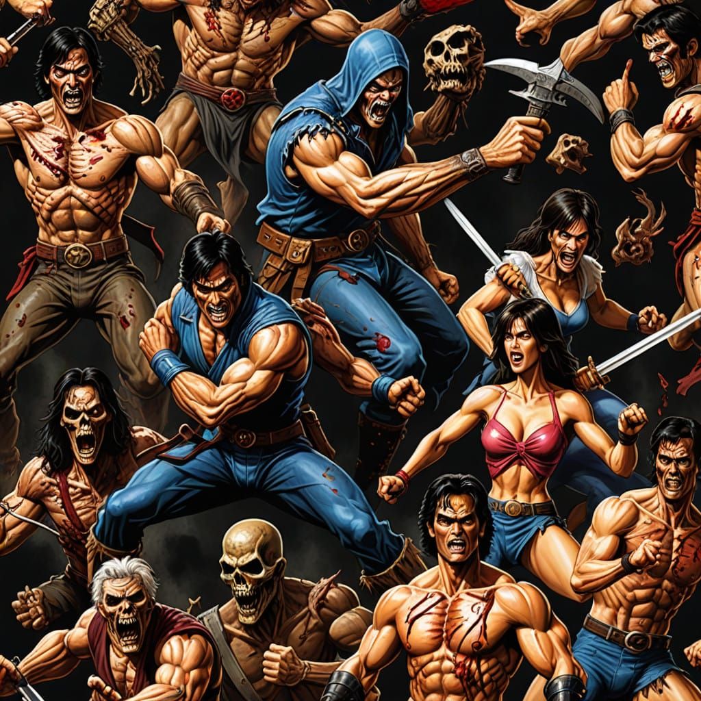 Mortal Combat Meets Evil Dead In A Land of Gore and Mayhem