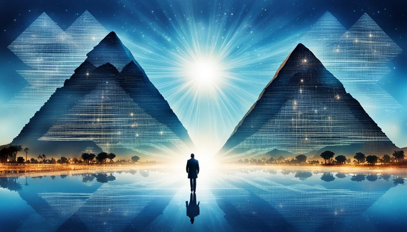 Ethereal Double Exposure: Lyran Born Human