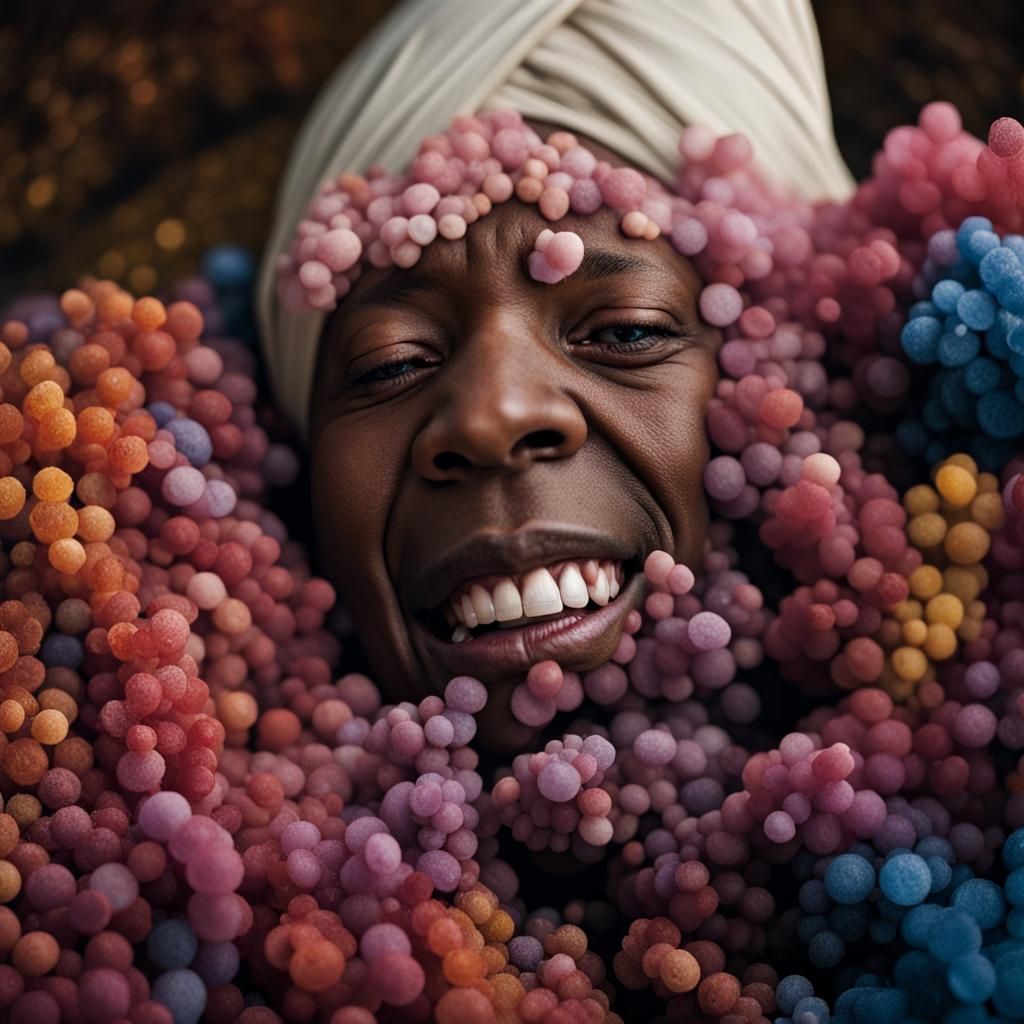 Ecstatic Portrait in Professional Photography Style