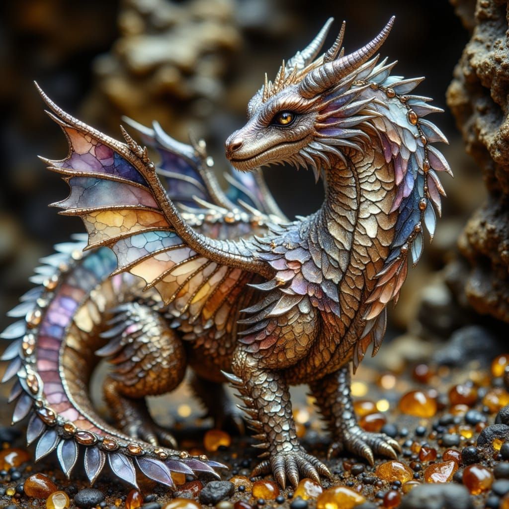 Ethereal Dragon in Treasure Cave