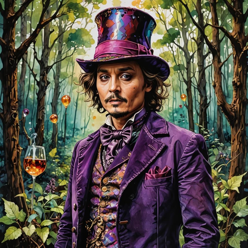 Bewildered Pirate Wonka Embarks on Cosmic Journey in Vibrant...