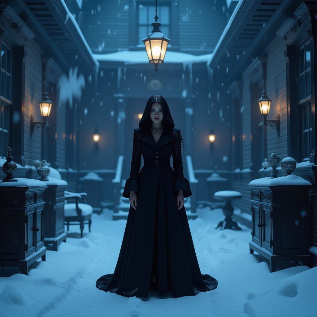 Gothic Mansion: Woman Besieged by Supernatural Entities