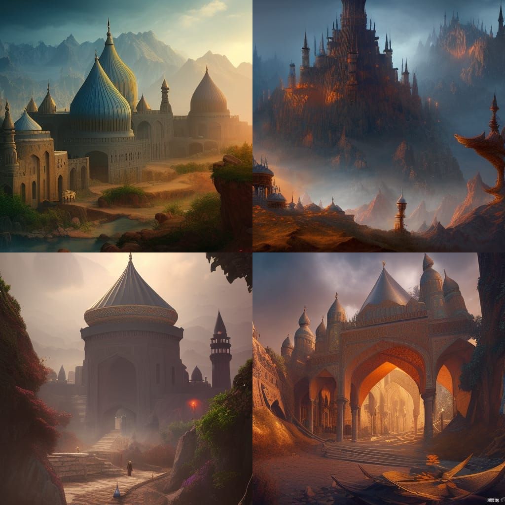 Intimate Encounter on a Ship: Detailed Matte Painting