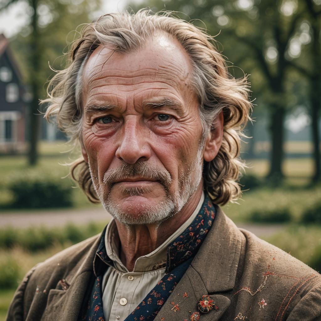 Realistic Dutch Portrait in Traditional Attire