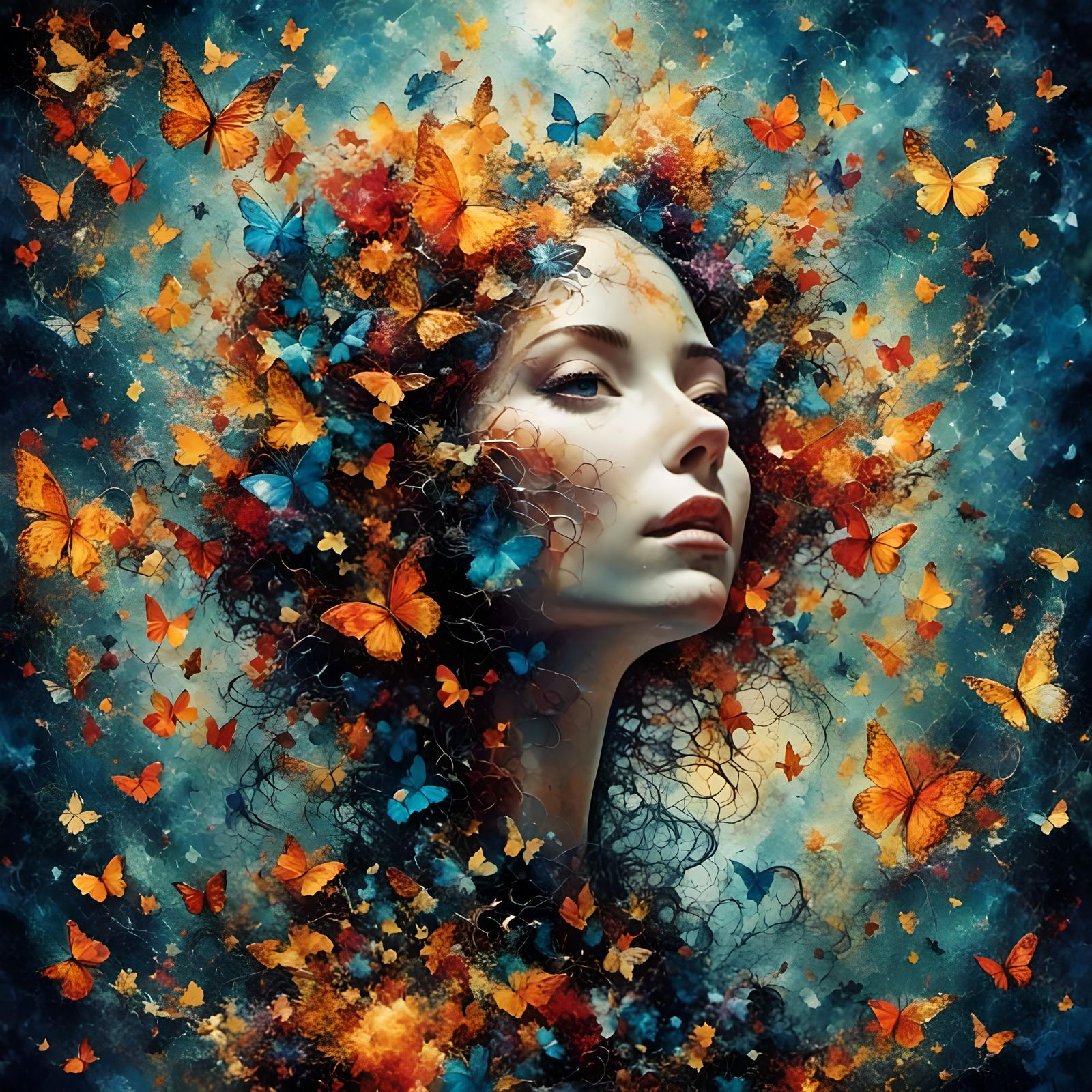 Angelic Demonius: Hyperdetailed Geometric Concept Art