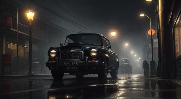 Liverpool Chinatown Limo Driver in a Thunderstorm