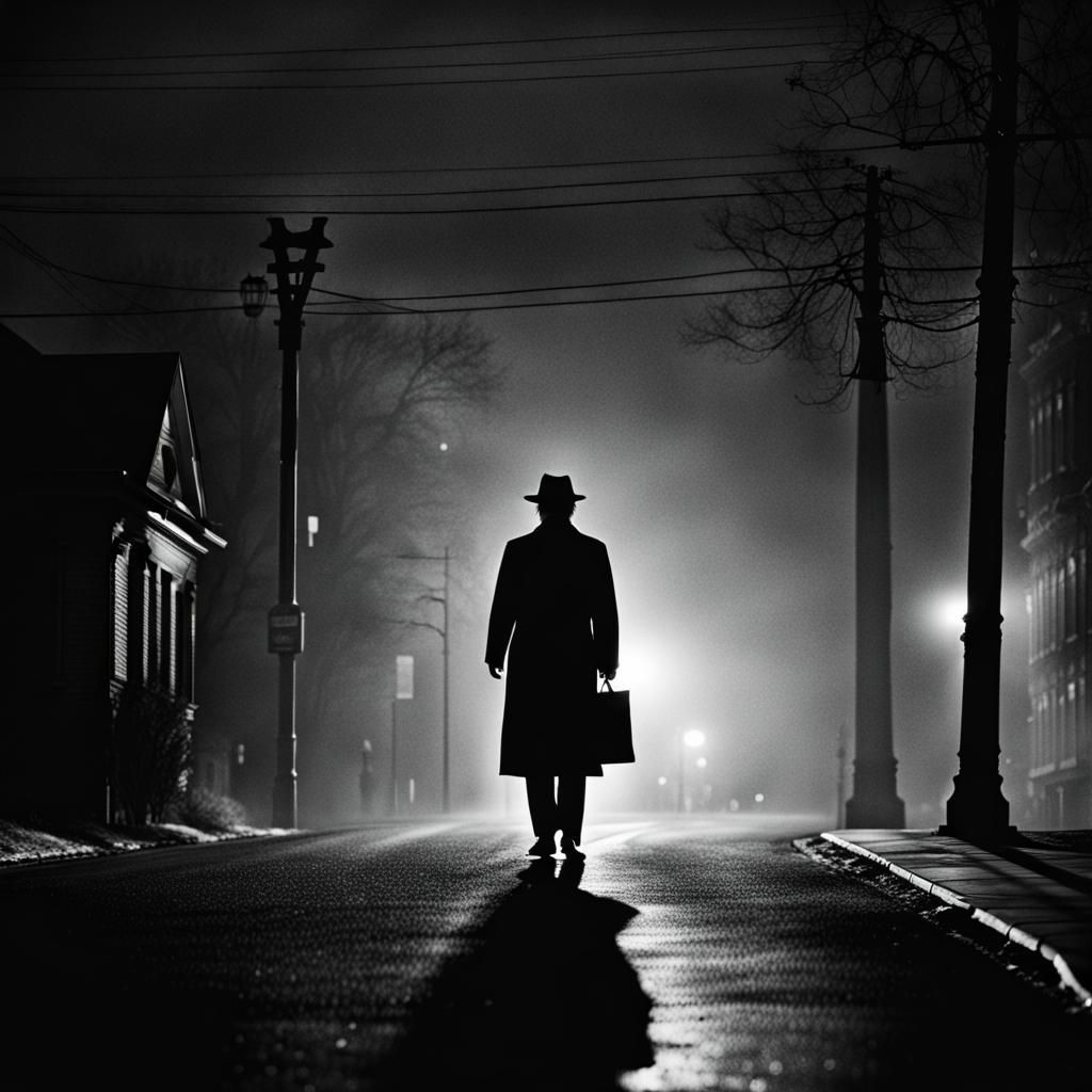 Eerie Film Noir Street Photography for Halloween