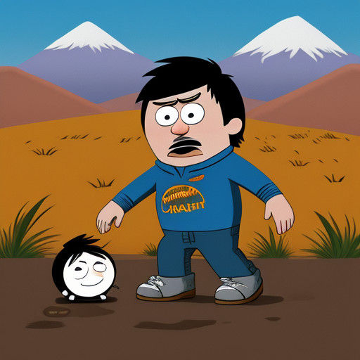 Randy Marsh Portrait in a Realistic Art Style