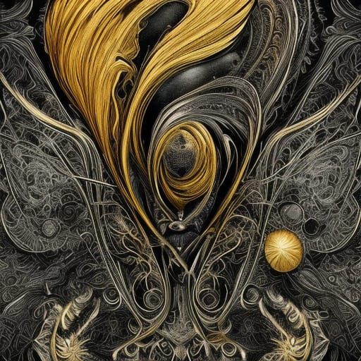 Gold Ink Flow 2