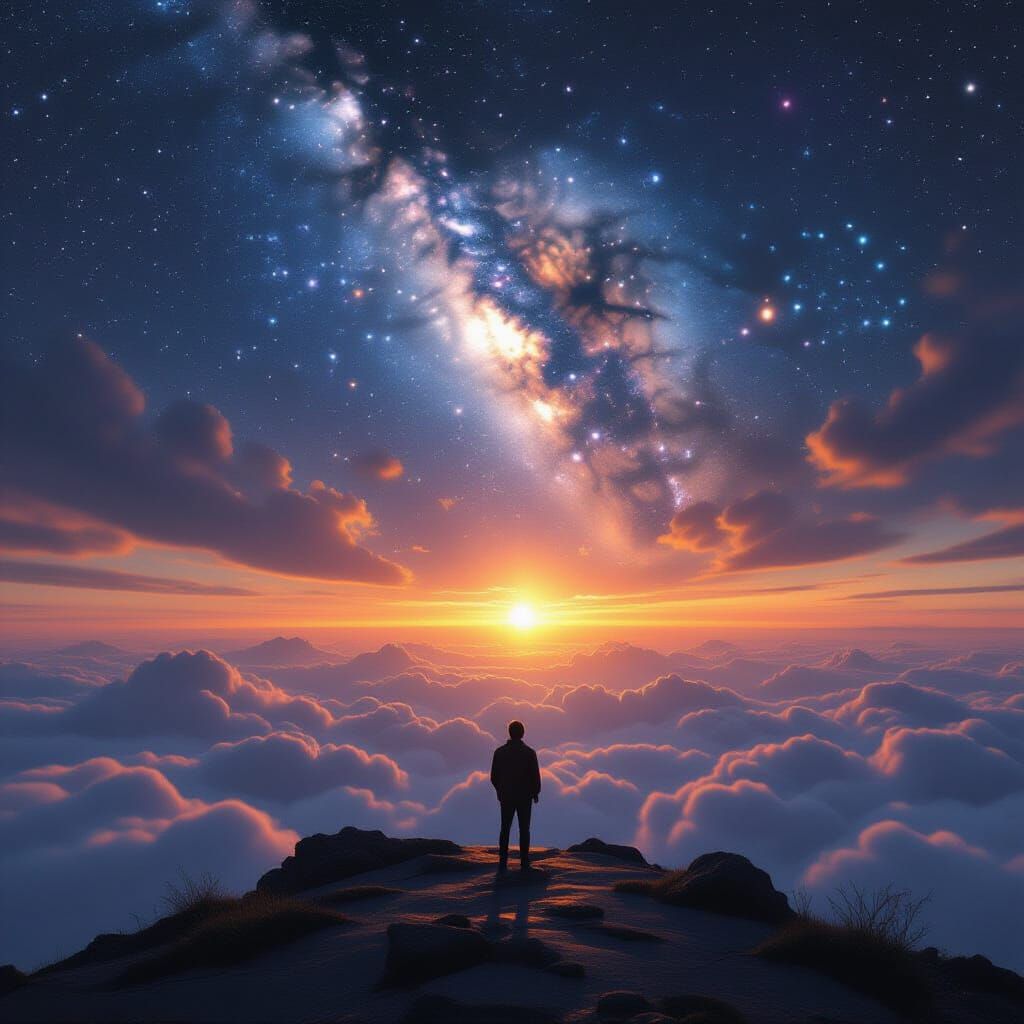 Alone at the Edge: A Digital Matte Painting