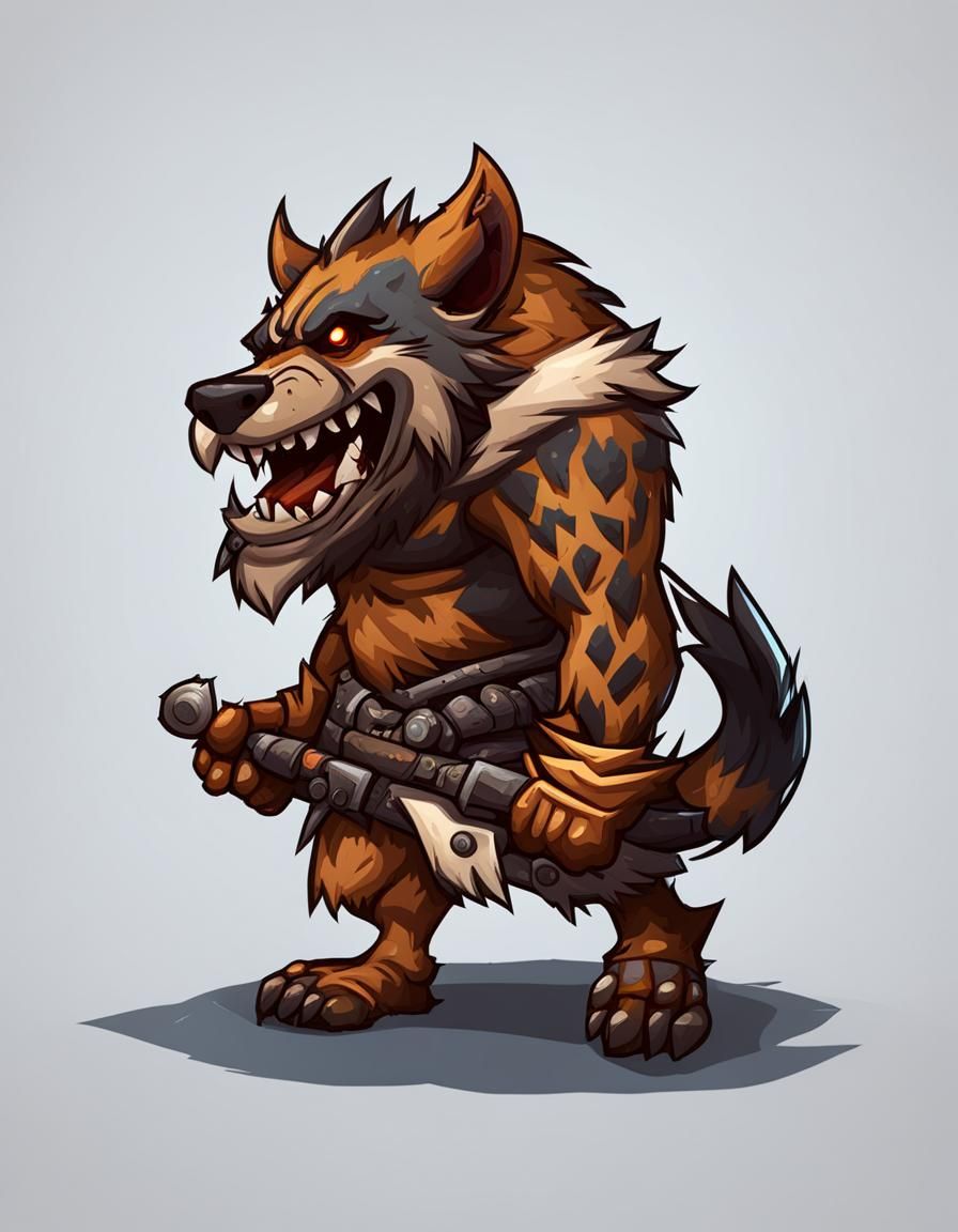 Gnoll Character Sprite for 2D Game