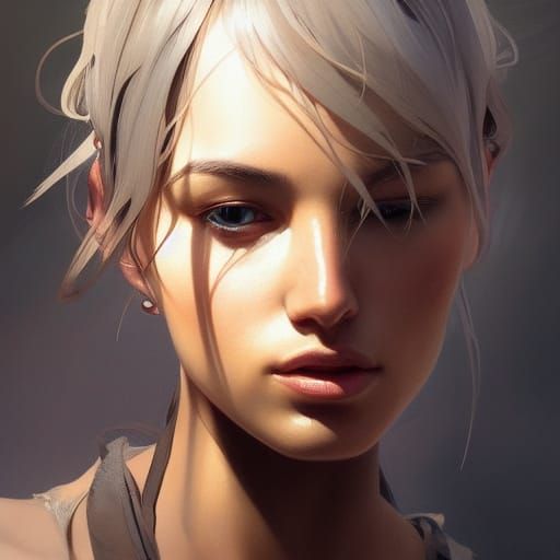 Detailed Portrait of Friends in Artstation Style